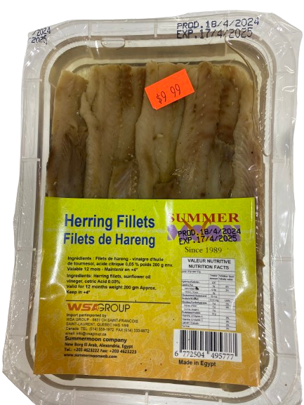 Summer filets de hareng