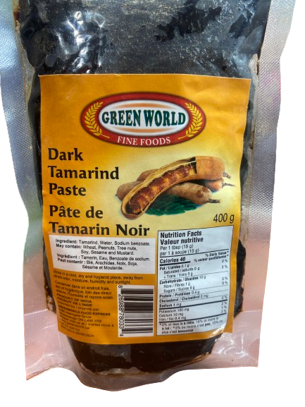 GREENWORLD PATE DE TAMARIN NOIR 400GR