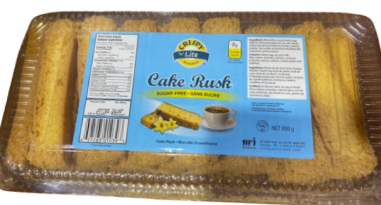 CRISPY CAKE RUSH SANS SUCRE 650G