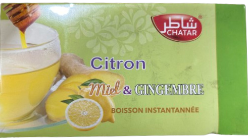 CHATAR CITRON MIEL&GINGEMBRE 72G