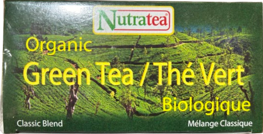 NUTRATEA THÉ VERT BIOLOGIQUE 40G