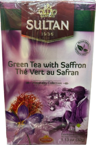 SULTAN THÉ VERT AU SAFRAN 32G