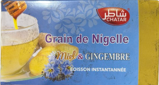 GRAIN DE NIGELLE MIEL & GINGEMBRE 72G