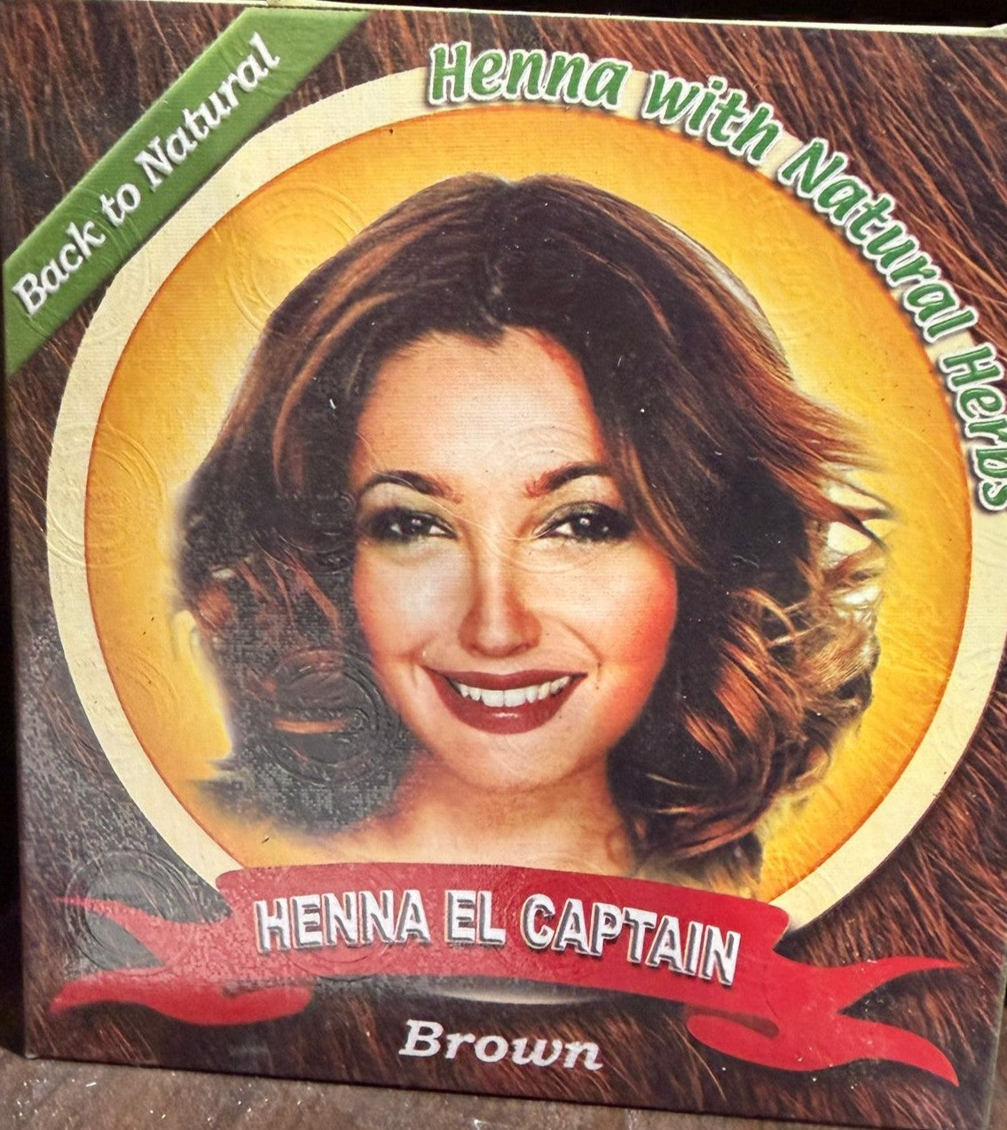HENNA EL CAPTAIN MARRON AVEC HERBS  NATURELLES