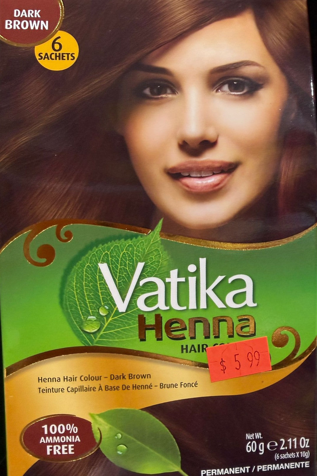 VATIKA HENNA NATURELLE MARRON CLAIRE