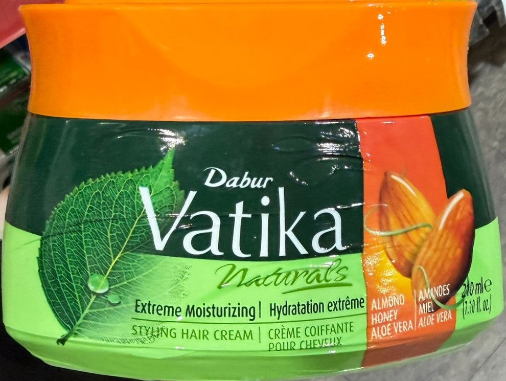 VATIKA CREME COIFFANTE POUR CHEVEUX AMANDE MIEL ET ALOE VERA