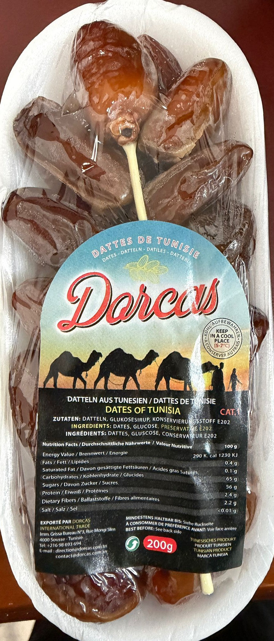 DORCAS DATTES TUNISIEN 200GR