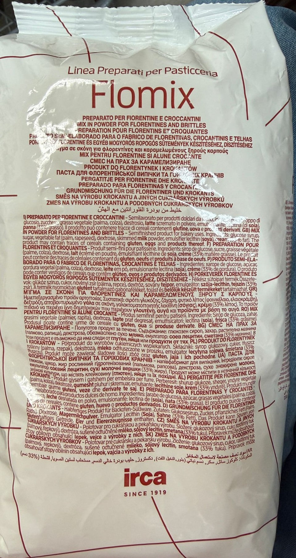 FLOMIX PRÉPARATION POUR FLORENTINES ET CROQUANTS (PRODUIT ITALIEN) 1KG