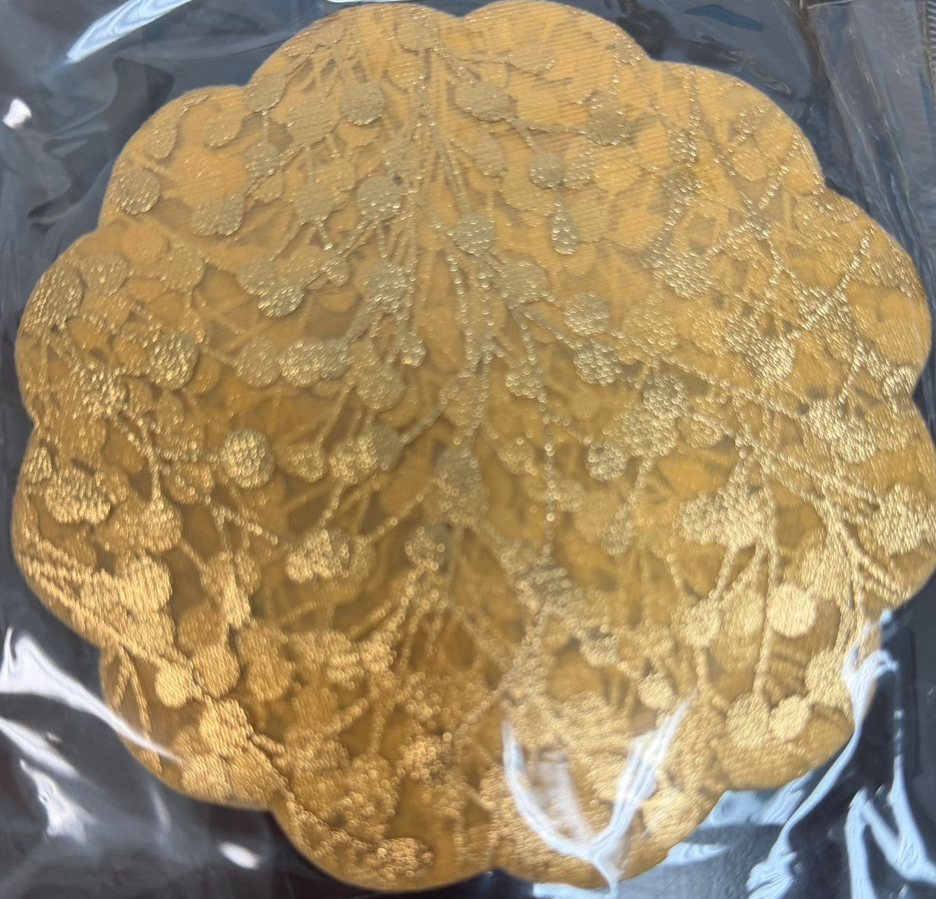 NAPPERON DÉCORATIF POUR GATEAUX ET PATISSERIE(PLUSIEURS NAPPERON) DORRÉE