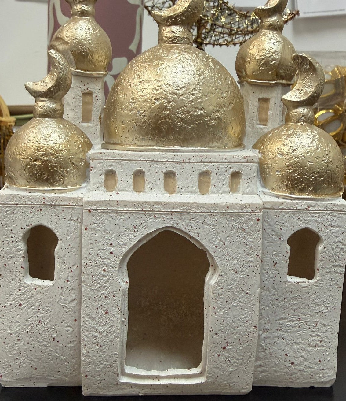 DÉCORATION MOSQUÉE RAMADAN DORÉE