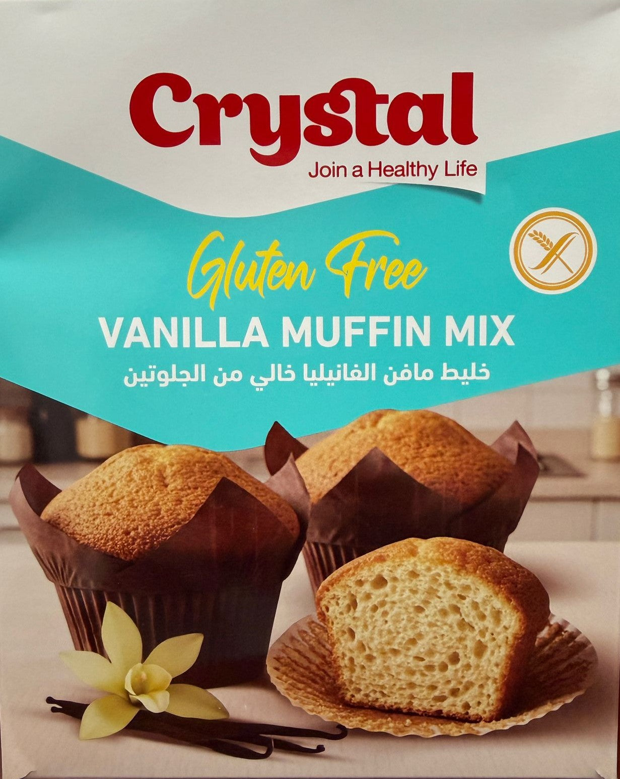 CRYSTAL VANILLA MUFFIN MIX 400GR
