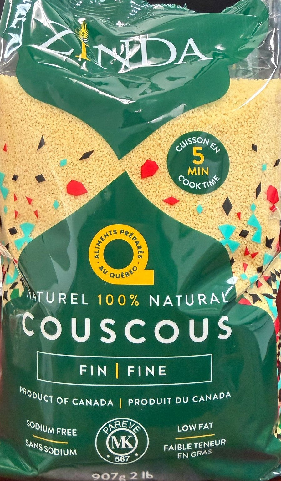 ZINDA COUSCOUS FIN 907GR