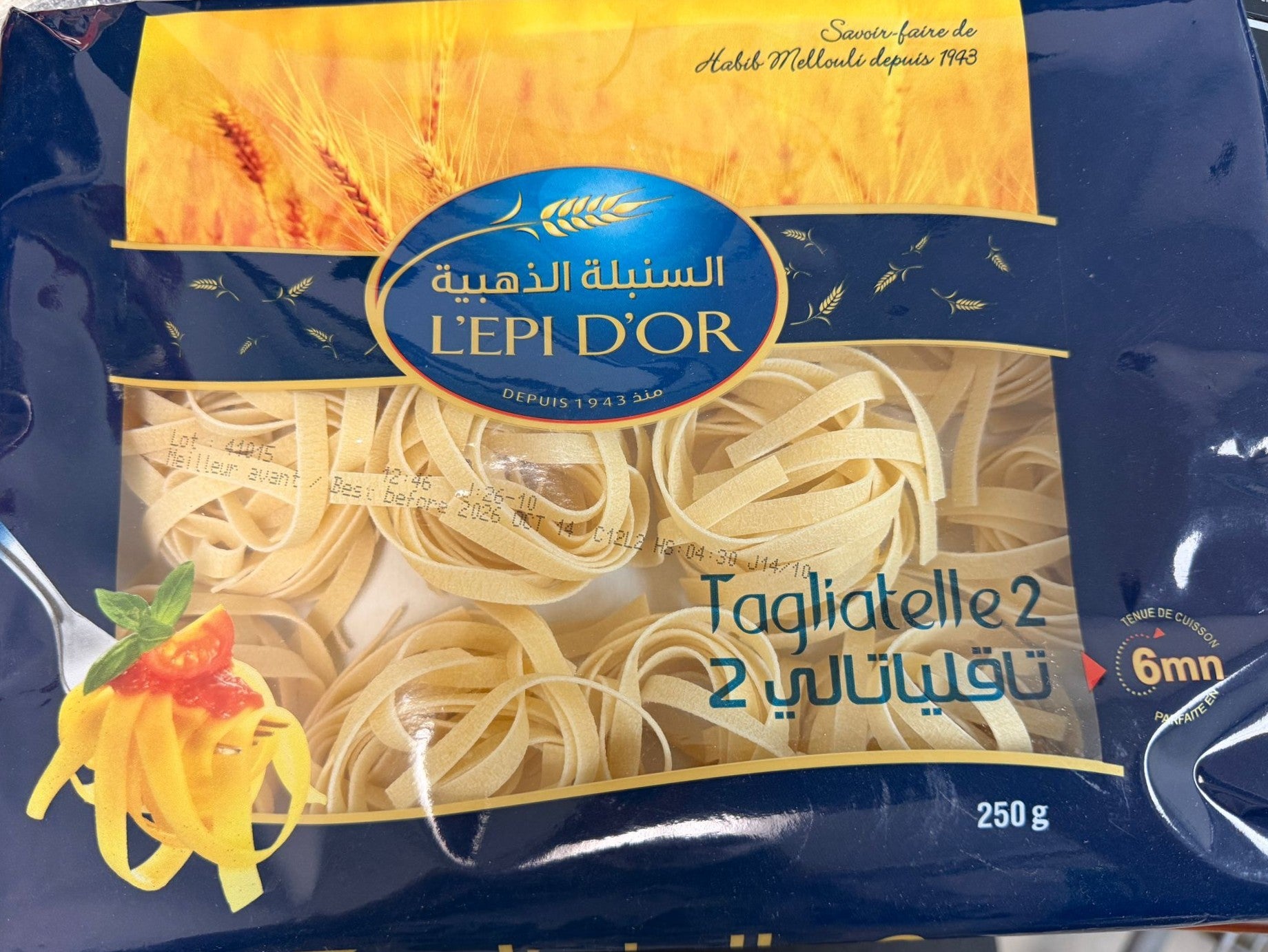 L'EPI D'OR TAGLIATELLE2 250GR