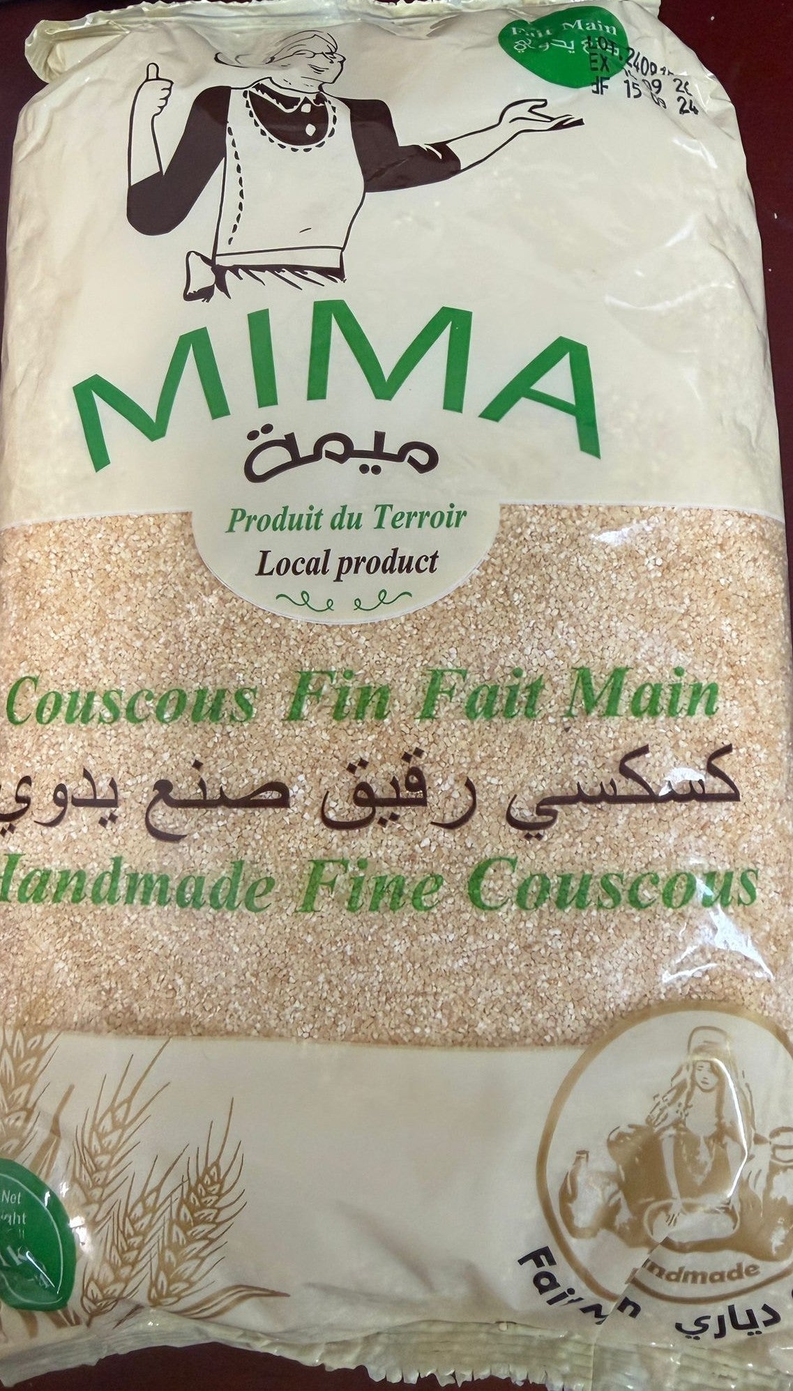 MIMA COUSCOUS FIN FAIT A LA MAIN 1KG
