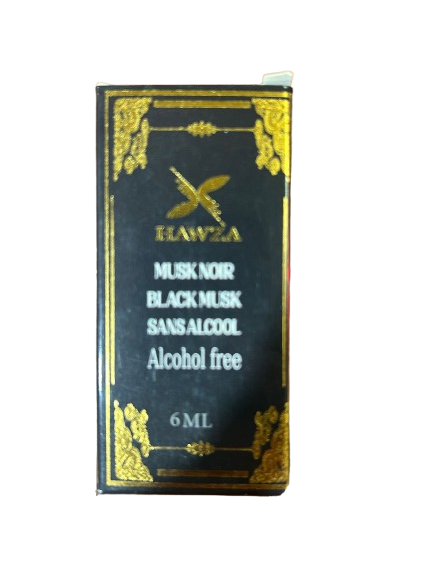 Hawza musk noir sans alcool 6ml