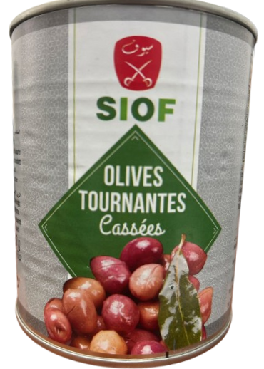 SIOF OLIVES TOURNANTES CASSÉES 980GR