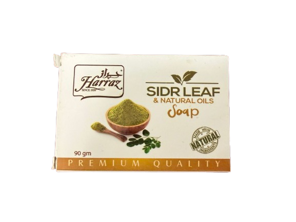 HARRAZ SAVON AU FEUILLES DE SIDR ET HUILE NATUREL 90GM