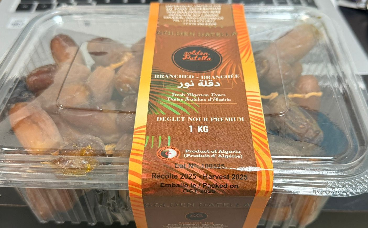 GOLDEN DATELLA DATTES FRAICHES DALGERIE 1KG