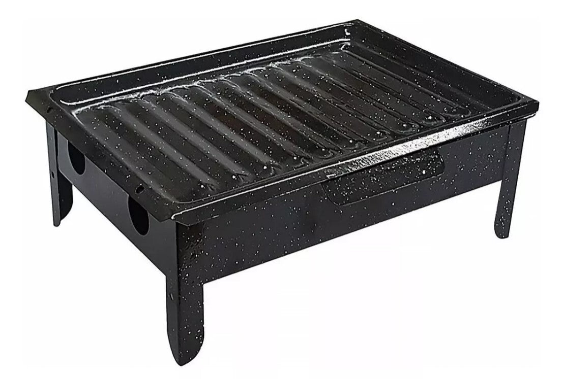 Barbecue au charbon de bois portable, style argentin